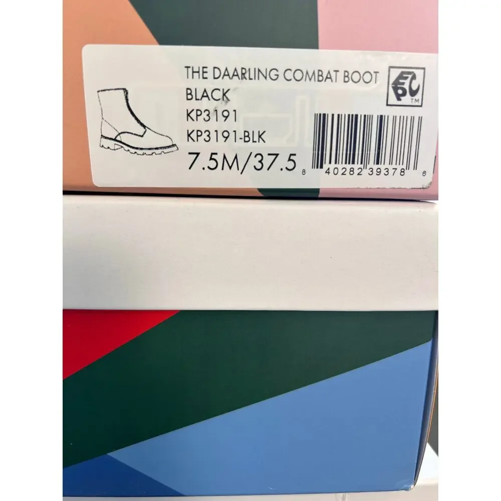 Katy Perry Women’s The Daarling Combat Boots Black Size 7.5 New in Box!
